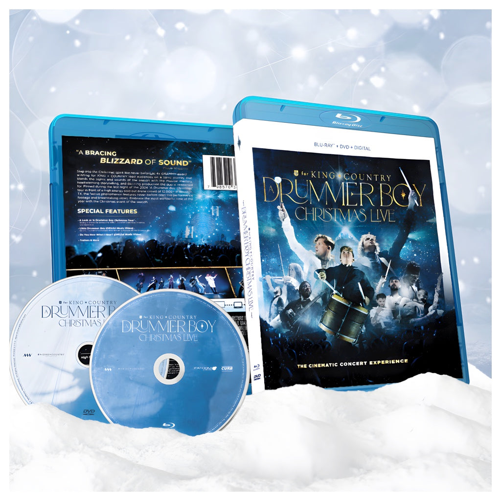 **Unsigned** A Drummer Boy Christmas: LIVE Blu-ray, DVD and Digital Copy